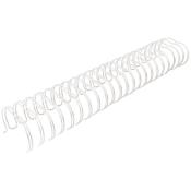 Pack 2 Wire 23 anillas Blanco 1 1/2  " ( 38,1mm) Artis Decor