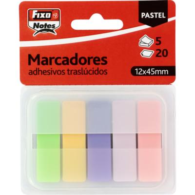 Marcadores traslúcidos pastel  FixoNotes