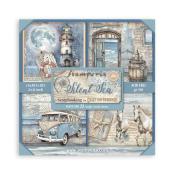 Colección Scrap Stamperia 20.3x20.3 Silent Sea Una cara