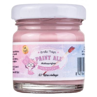 Pintura Multisuperficie " Paint All" 07 rosa vintage - 30 ml.