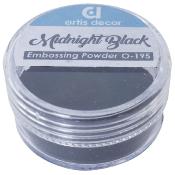 Polvos Embossing Opaco  Midnight black 7 grs.