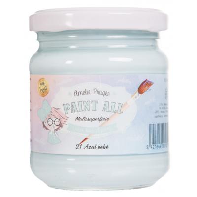 Pintura Multisuperficie " Paint All" 21 azul bebe - 180 ml.