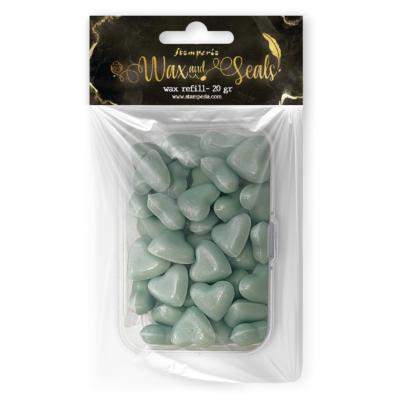 Repuesto de cera 20 grs. Heart Pastel blue