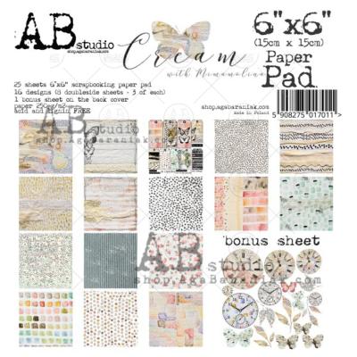 Kit de papeles ABstudio 15x15  -  Cream