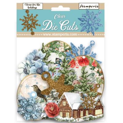 Clear Die Cuts  -  Romantic Home for the Holidays Stamperia