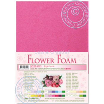 Hoja Din A-4 Foamiran Rosa brillante  0.8 mm