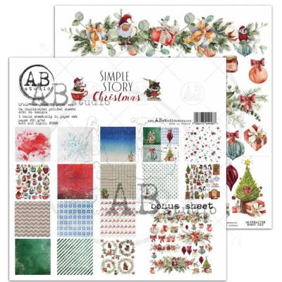 Kit de papeles AB Studio - "Simple story: Christmas"