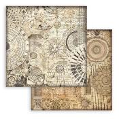 Colección Scrap Stamperia 20.3x20.3 Blackground Sir Vagabond inf fantasy world