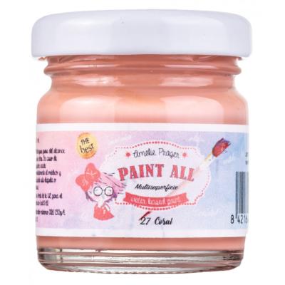 Pintura Multisuperficie " Paint All" 27 coral - 30 ml.