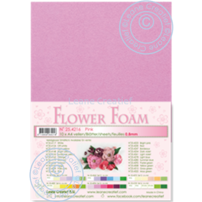 Hoja Din A-4 Foamiran Rosa  0.8 mm