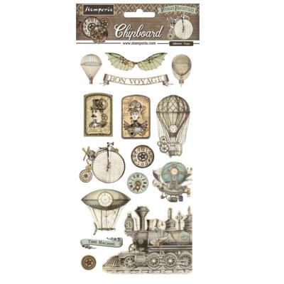 Chipboard - 15x30 Voyages fantastiques Stamperia