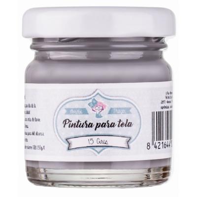 Pintura Tela 15 Gris -30 ml. 