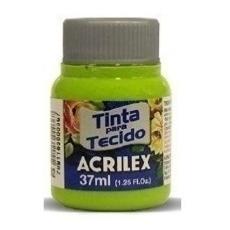 Pintura Tela Mate Acrilex N-802 -37 ml.  Verde Manzana