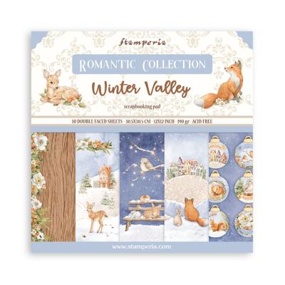 kit de Papeles  Stamperia 30 x30 Winter Valley