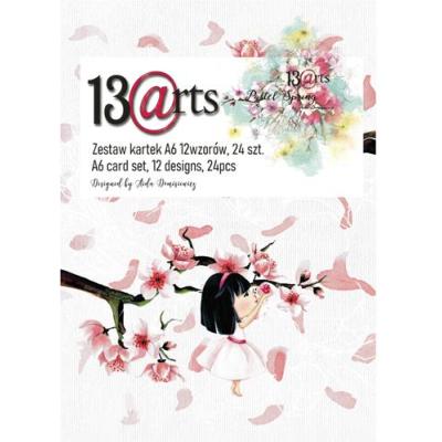 Set  Tarjetas A6 Pastel Spring 13@rts