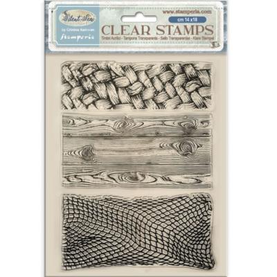 Sellos 14x18 Stamperia Silent Sea 3 texturas