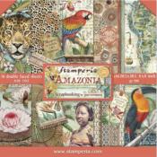 Coleccion Papeles Scrap  Stamperia 20.3X20.3 Amazonia