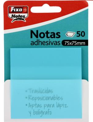 Notas Adhesivas Traslúcidas Azul  FixoNotes