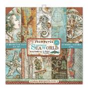 kit de Papeles Scrap Sea World Stamperia 30 x30