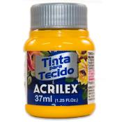 Pintura Tela Mate Acrilex N-505 Amarillo Oro -37 ml. 