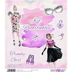 Kit Recortables Trendy Girl